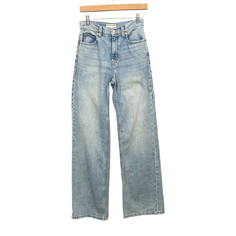 We The Free Tinsley Baggy High Rise Straight Leg Jeans Size 25